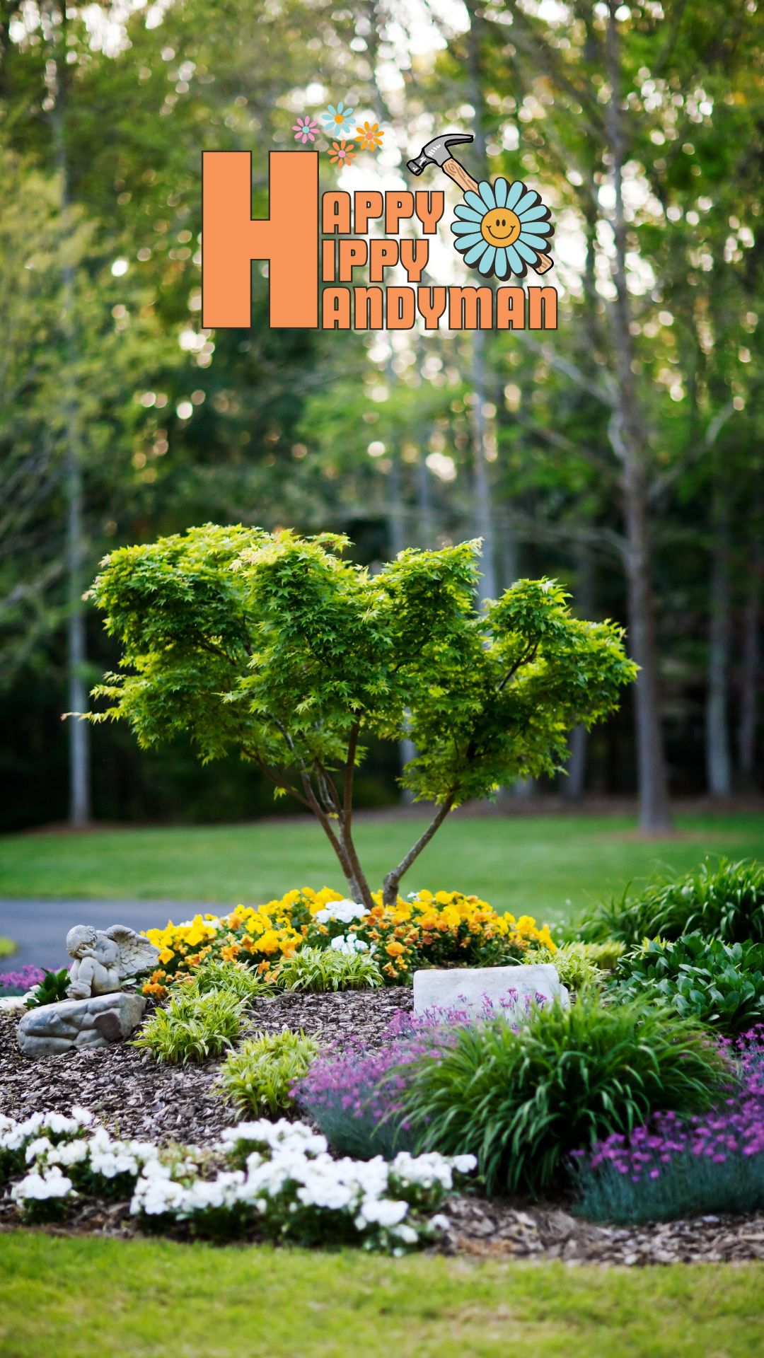 2025 landscaping trends Trees on Mounds