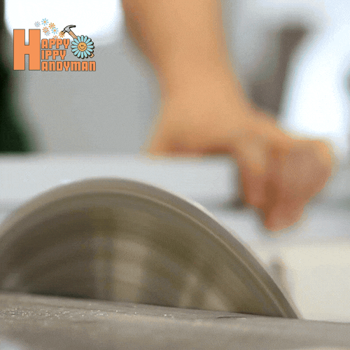 Close-up of a carpenter sawing a fresh board, highlighting innovative Lite Carpentry craftsmanship